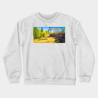 Cumbres and Toltec Narrow Gauge Railroad Route Crewneck Sweatshirt